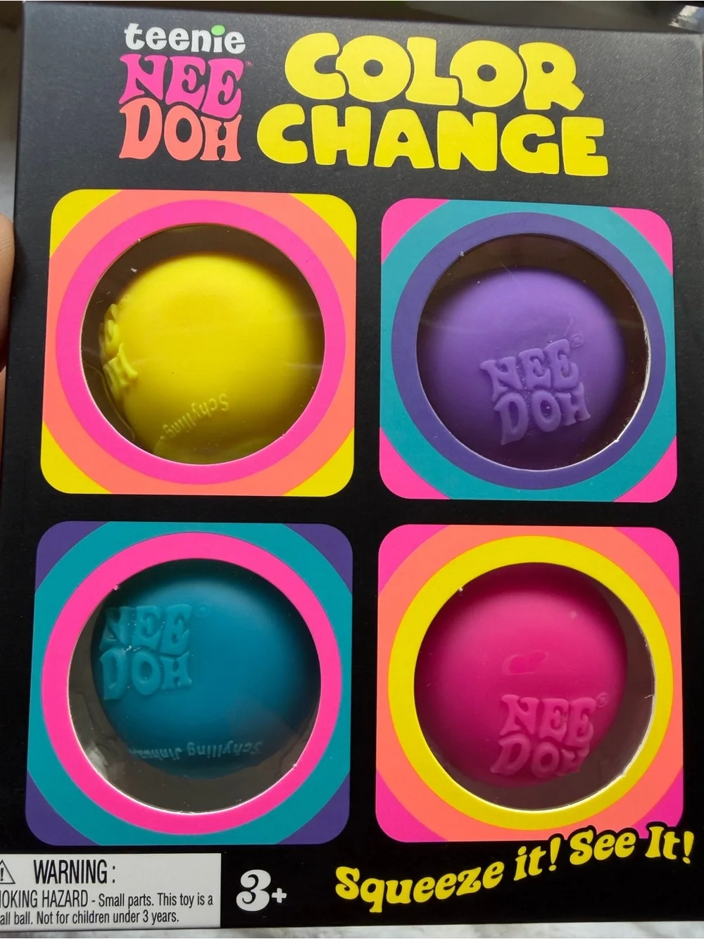 🌈✨ **NIB – TEENIE NEEDOH COLOR CHANGE 4-PACK!** ✨🌈